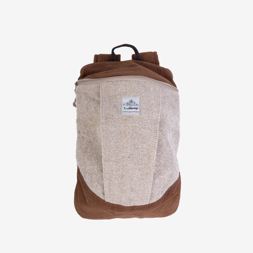 TruHemp Handcrafted Hemp Backpack– Spacious & Durable Backpack with Cotton Lining, Ideal for Everyday Use, Travel, and Work