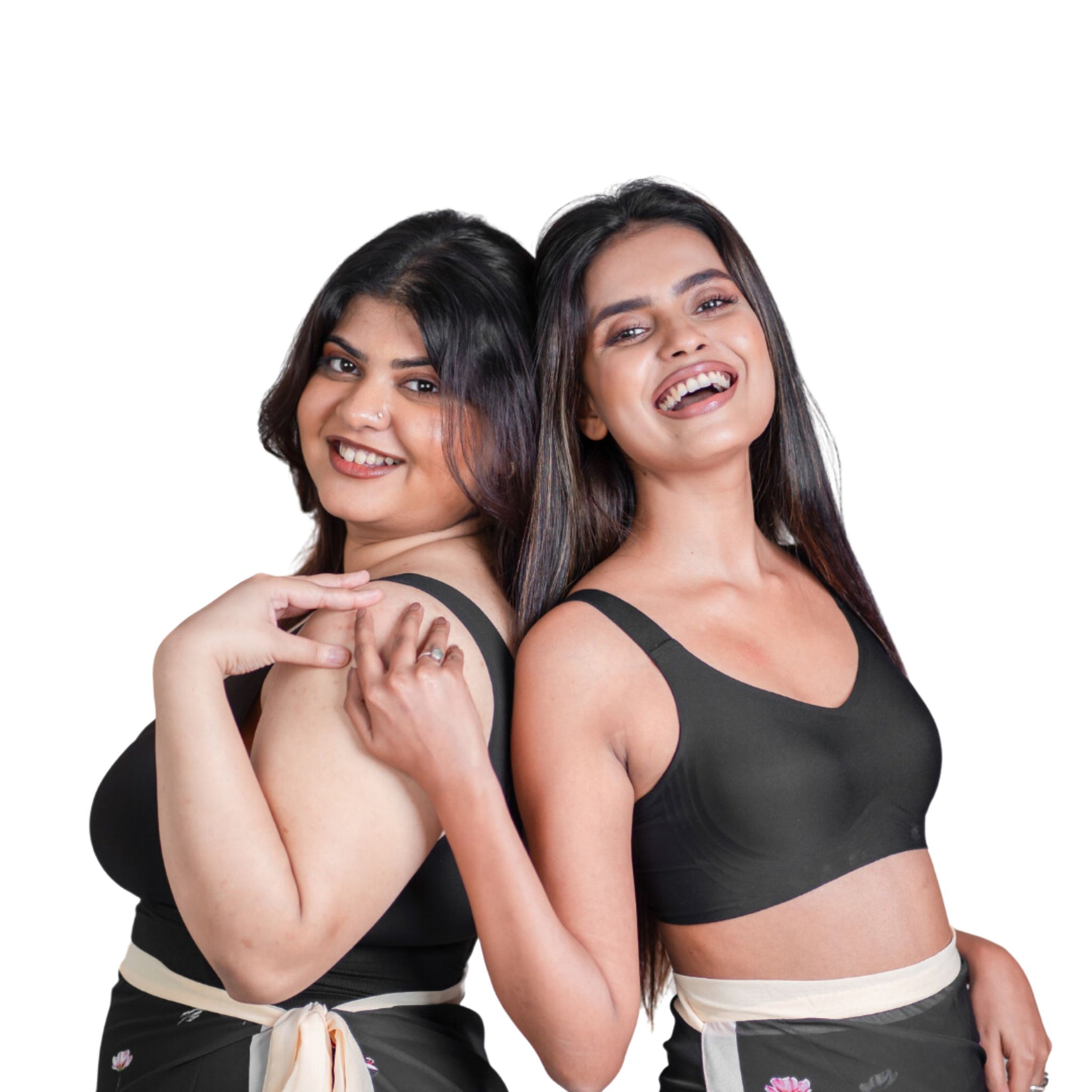 Seamless Padded Support Bra for Women Nylon & Spandex, Thick & Adjustable Straps, Back Hook Closure