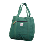TruHemp Himalayan Hemp Tote Bag– Spacious Shopping Tote with Dual Zippered Compartments, Durable Market Bag with Cotton Lining, 10L Capacity
