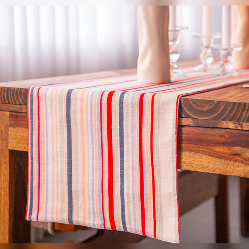 Holy Grail Homes Table Runner for Dining, 100% Cotton Boho Table Runner for Home Decor, Nature Inspired for Kitchen Dining Table, 14X82 inches for Dining & Parties