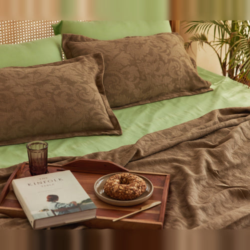 Holy Grail Homes 100% Cotton Bedspread with 2 Pillow Covers, Coverlet, Oeko-TEX Certified Luxuriously Soft Coverlet