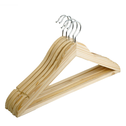 SuperGeneriX Wooden hanger light beige