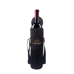 Outer Woods Insulated Cooler Bag for 1 Bottle with Adjustable Strap, Compact Wine Bottle Carrier for Travel & Outdoor, 6+ Hours Cooling, Beverage Cooler Bag