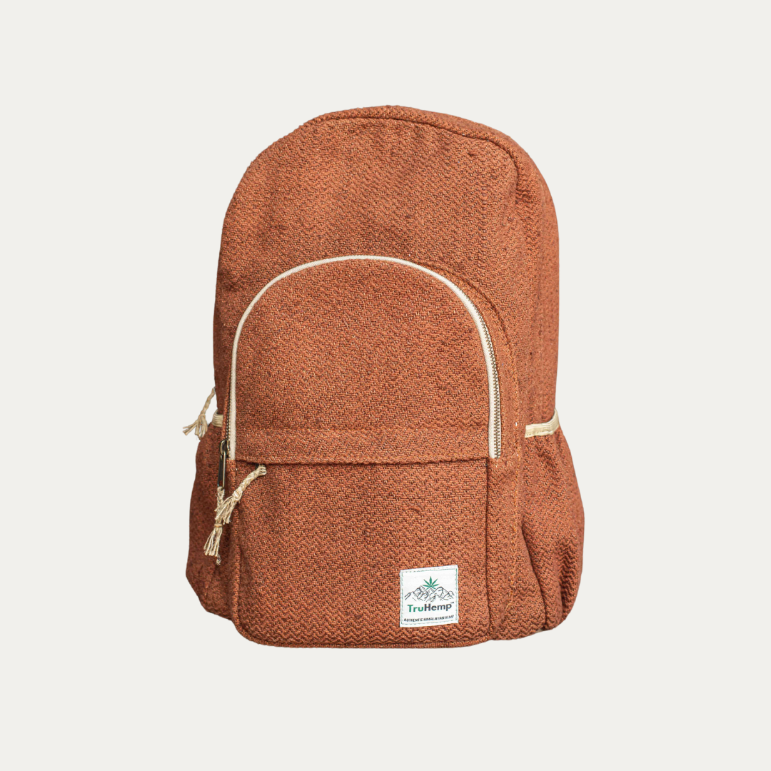 TruHemp Classic Hemp Backpack– Stylish & Durable Backpack, Comfortable Adjustable Straps, Multiple Compartments, Ideal for Travel, Hiking & Daily Use