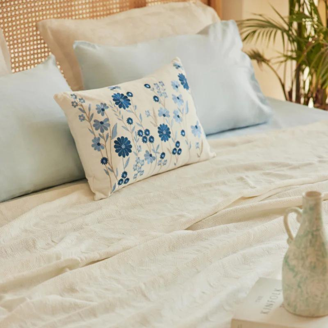 Holy Grail Homes 100% Cotton Bedspread with 2 Pillow Covers, Coverlet, Oeko-TEX Certified Luxuriously Soft Coverlet
