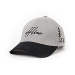 One Word Men Cotton Baseball Cap Lightweight Adjustable Hat for Golf, Running, Outdoor Activities, Work (Grey & Black)