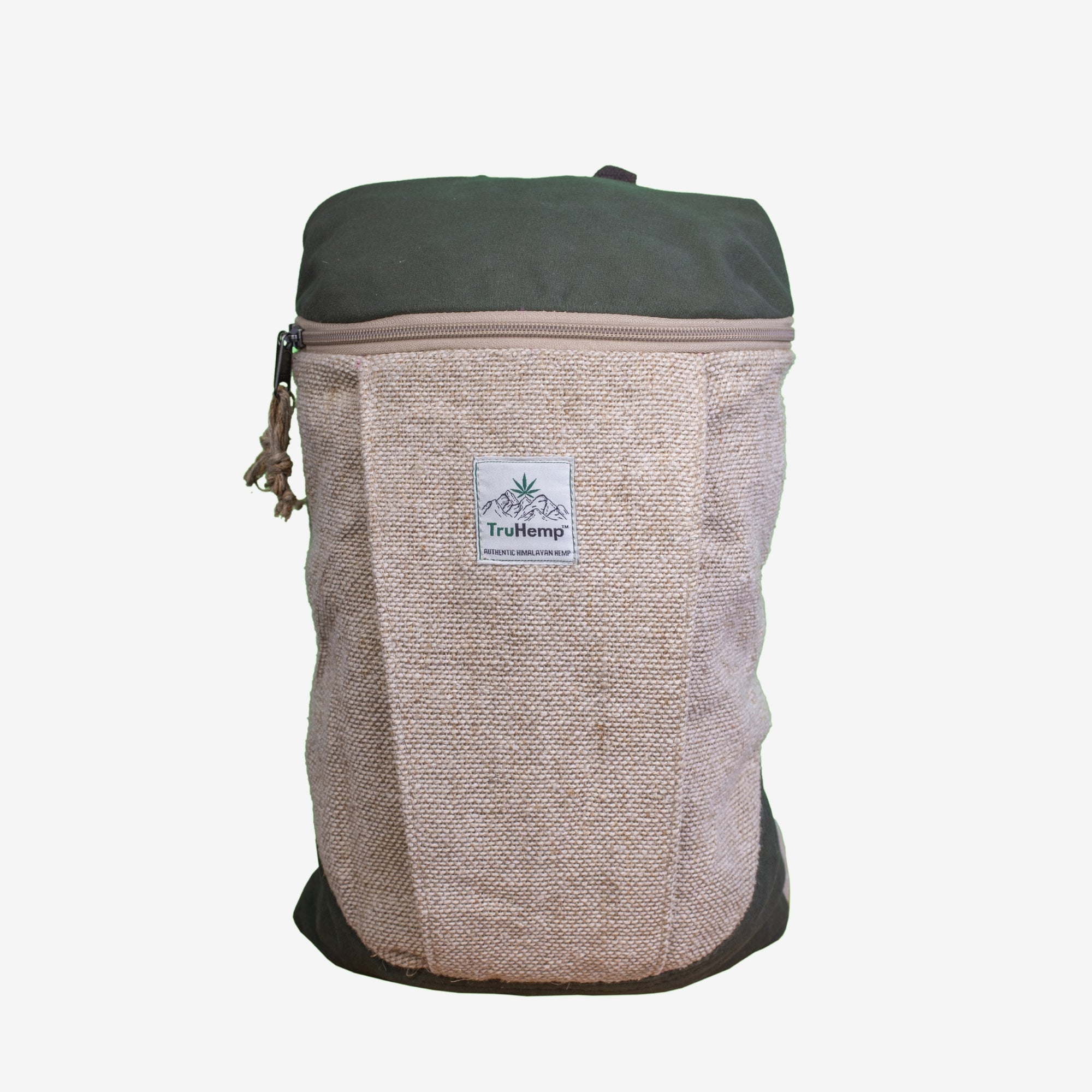 TruHemp Handcrafted Hemp Backpack– Spacious & Durable Backpack with Cotton Lining, Ideal for Everyday Use, Travel, and Work