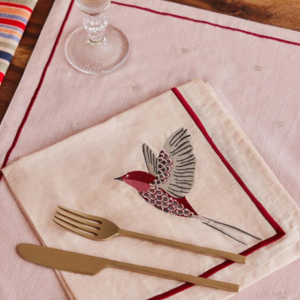 Holy Grail Homes 100% Cotton Table Linen Set of 6 Placemats, 6 Napkins, 1 Table Runner, for Decoration, Holiday Party, Wedding & Dining French Inspired Table Linen Set for Kitchen