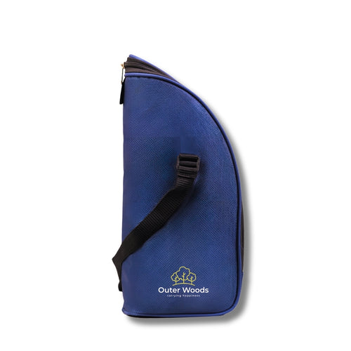 Outer Woods Insulated 1.5 Bottle Cooler Bag, with 2 Units of Ice Gel Pack, for Wine, Beer, Whisky, and All Kinds of Bottles