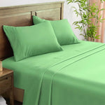 bellolin 100% Cotton Bed Sheet Set with Deep Pocket, 400 Thread Count Extra Soft Bed Sheet, Cooling Sheet with 2 Pillow Covers - 4 Piece Set