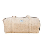 TruHemp Hemp Duffle Bag– Natural Travel Gym Bag with Shoe Compartment, Durable 30L Capacity with Dual YKK Zippered Sections