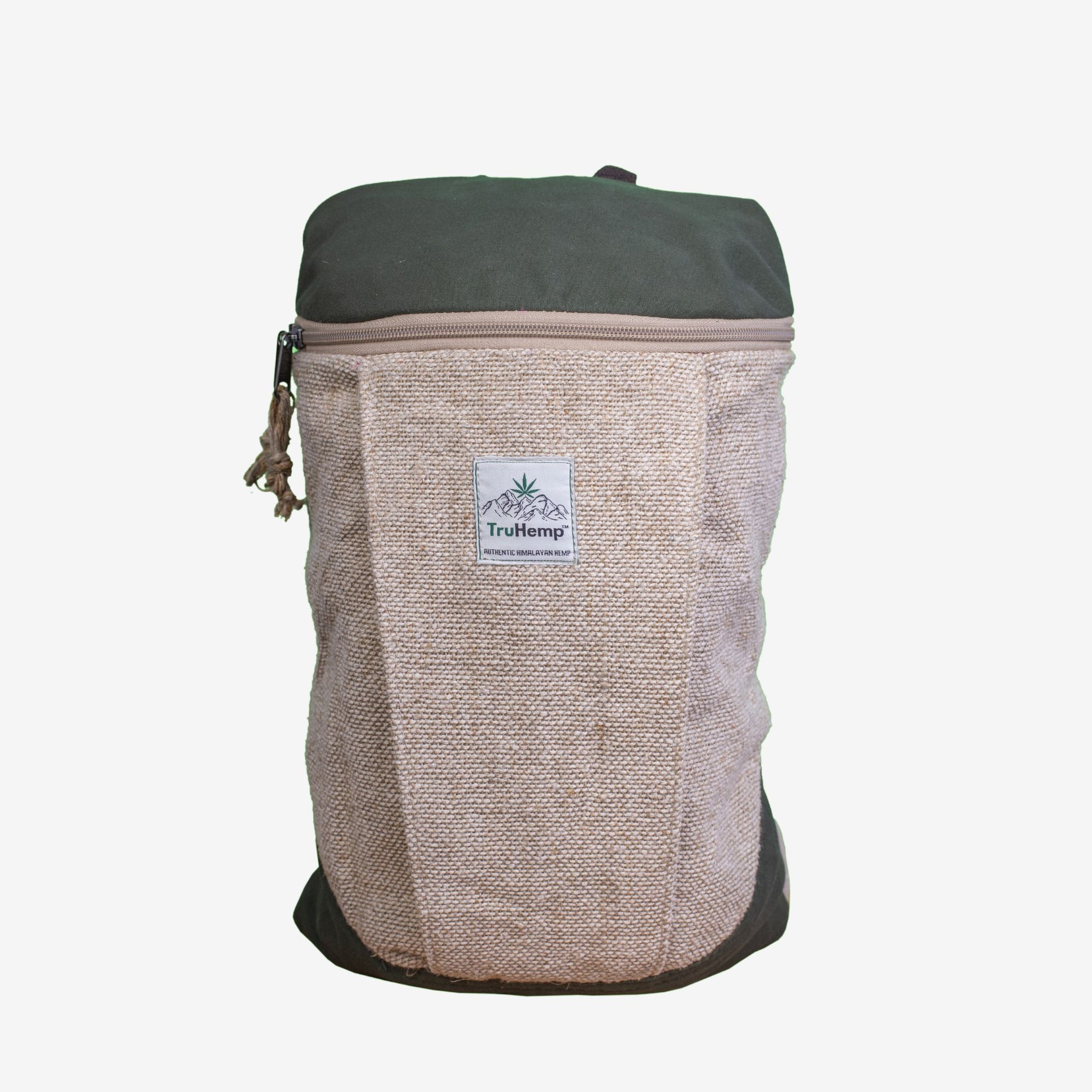 TruHemp Handcrafted Hemp Backpack– Spacious & Durable Backpack with Cotton Lining, Ideal for Everyday Use, Travel, and Work