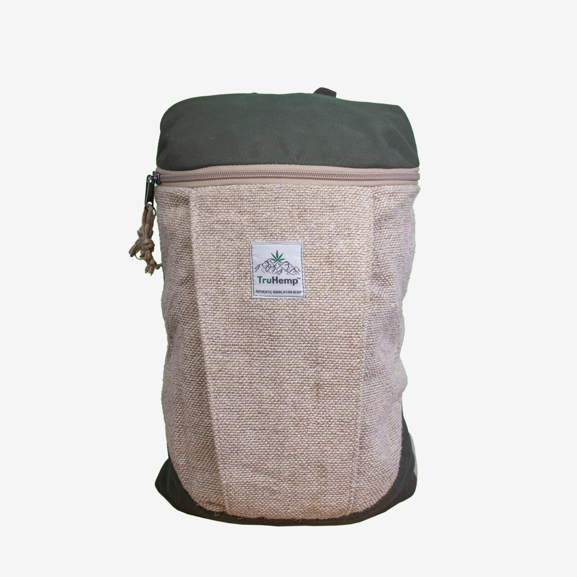 TruHemp Handcrafted Hemp Backpack– Spacious & Durable Backpack with Cotton Lining, Ideal for Everyday Use, Travel, and Work