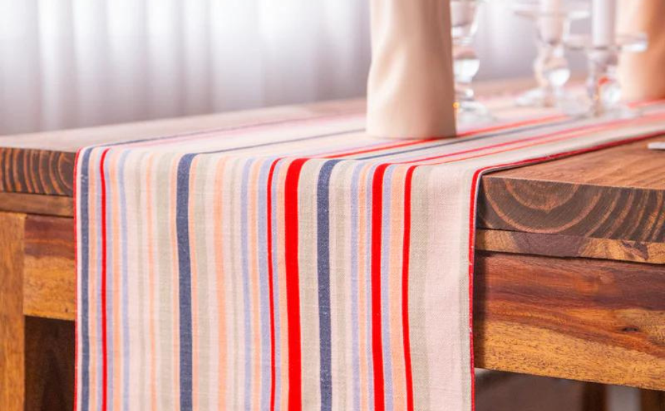 Holy Grail Homes Table Runner for Dining, 100% Cotton Boho Table Runner for Home Decor, Nature Inspired for Kitchen Dining Table, 14X82 inches for Dining & Parties