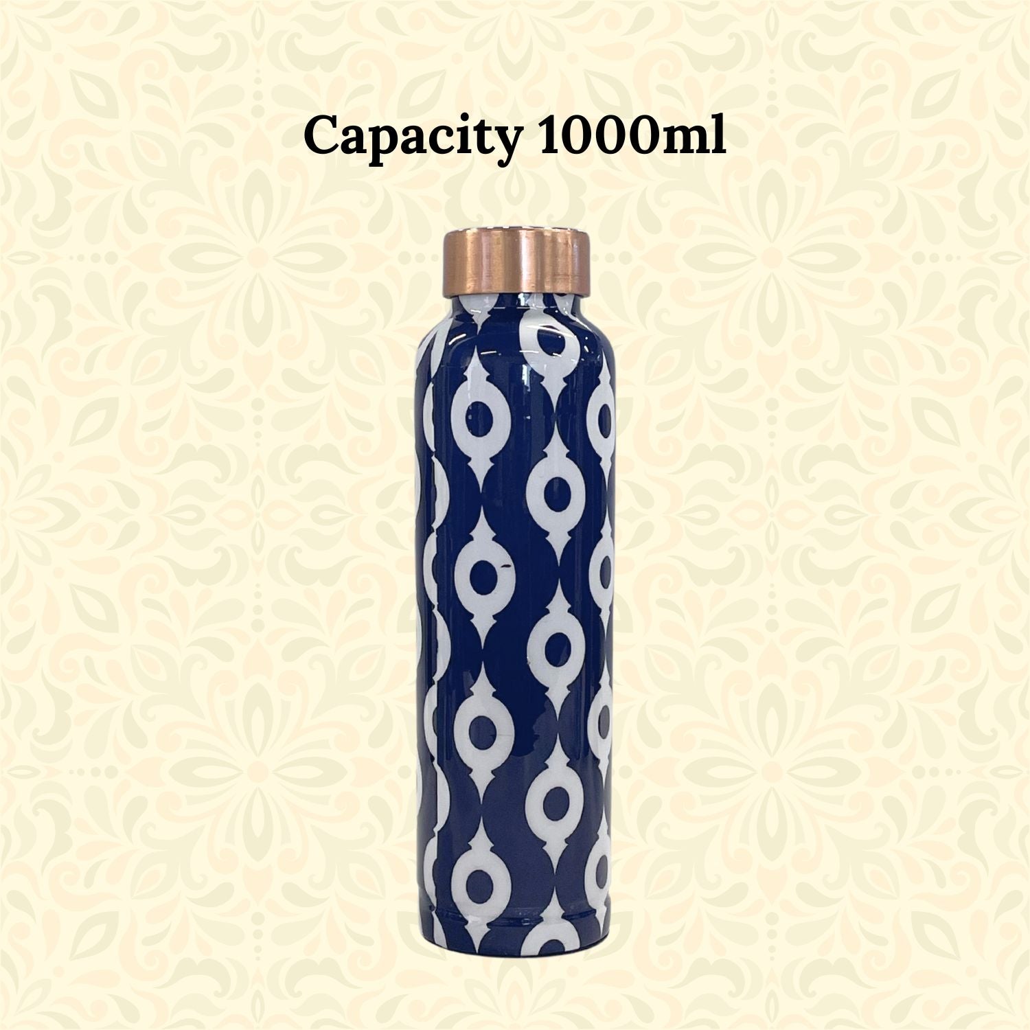 SuperGeneriX Copper Water Bottle (1 Litre), Leakproof, Pure Copper Water Bottle, Tamba Bottles, Authentic, Durable Bottl