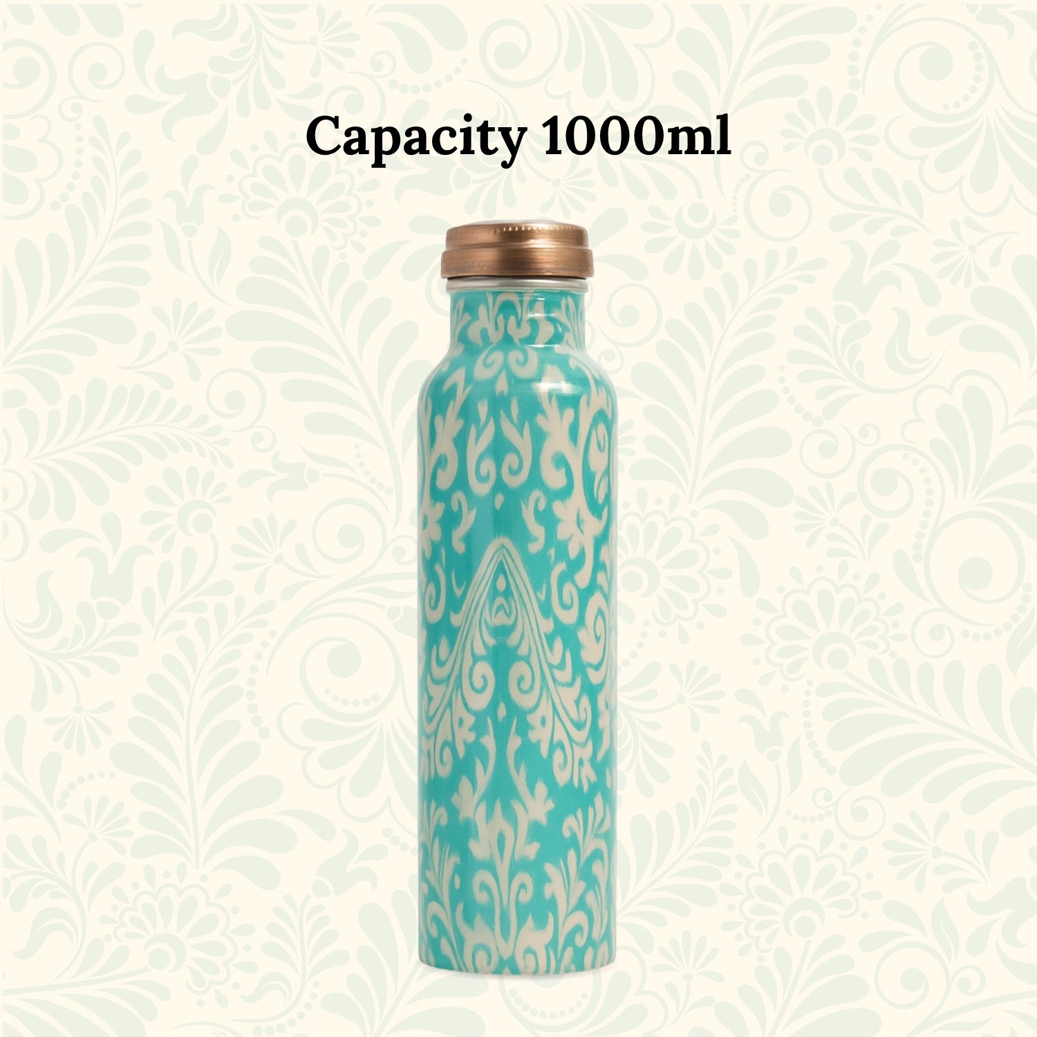 SuperGeneriX Copper Water Bottle (1 Litre), Leakproof, Pure Copper Water Bottle, Tamba Bottles, Authentic, Durable Bottl