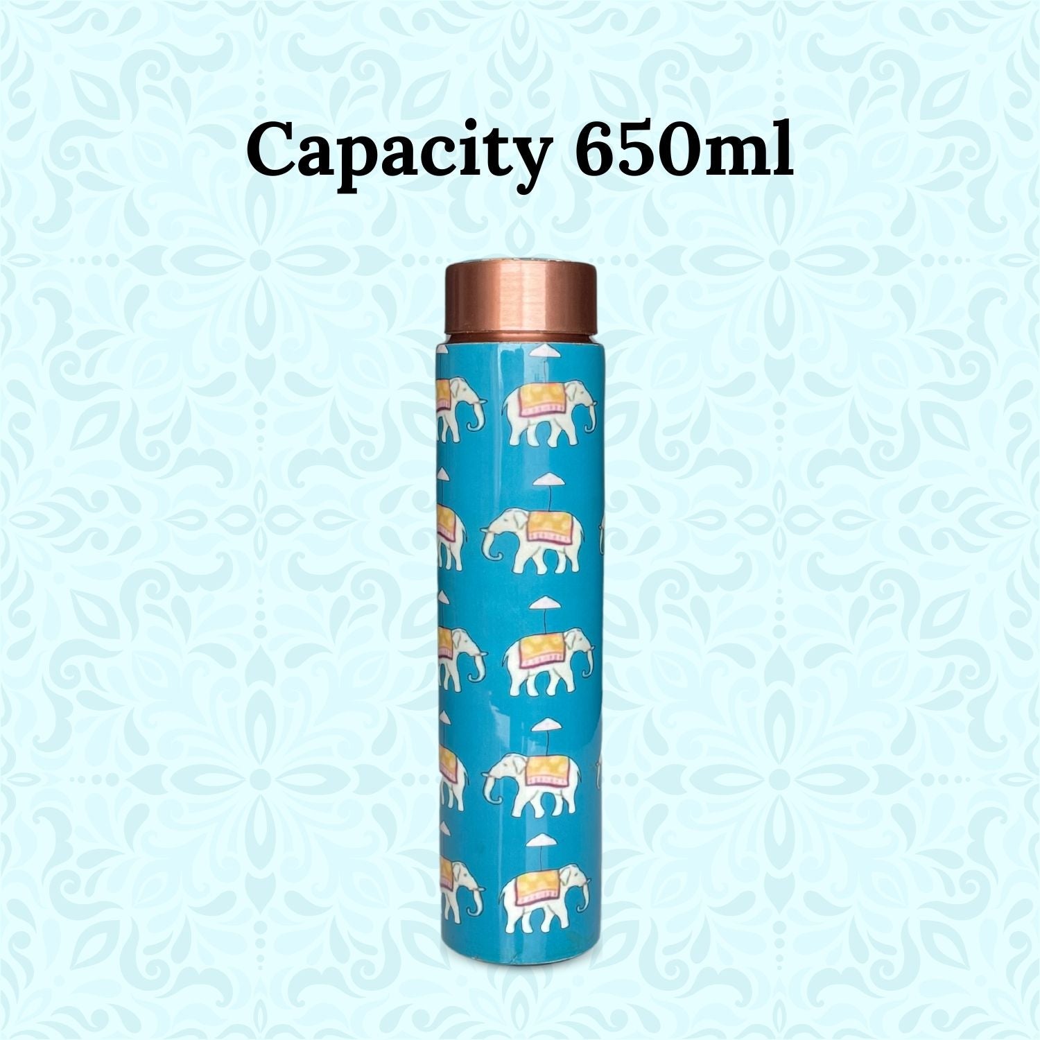 SuperGeneriX Copper Water Bottle (650ml), Leakproof, Pure Copper Water Bottle, Tamba Bottles, Authentic, Durable Bottle 