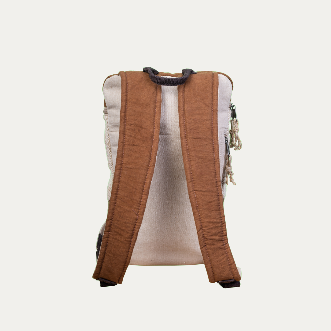 TruHemp Handcrafted Hemp Backpack– Spacious & Durable Backpack with Cotton Lining, Ideal for Everyday Use, Travel, and Work