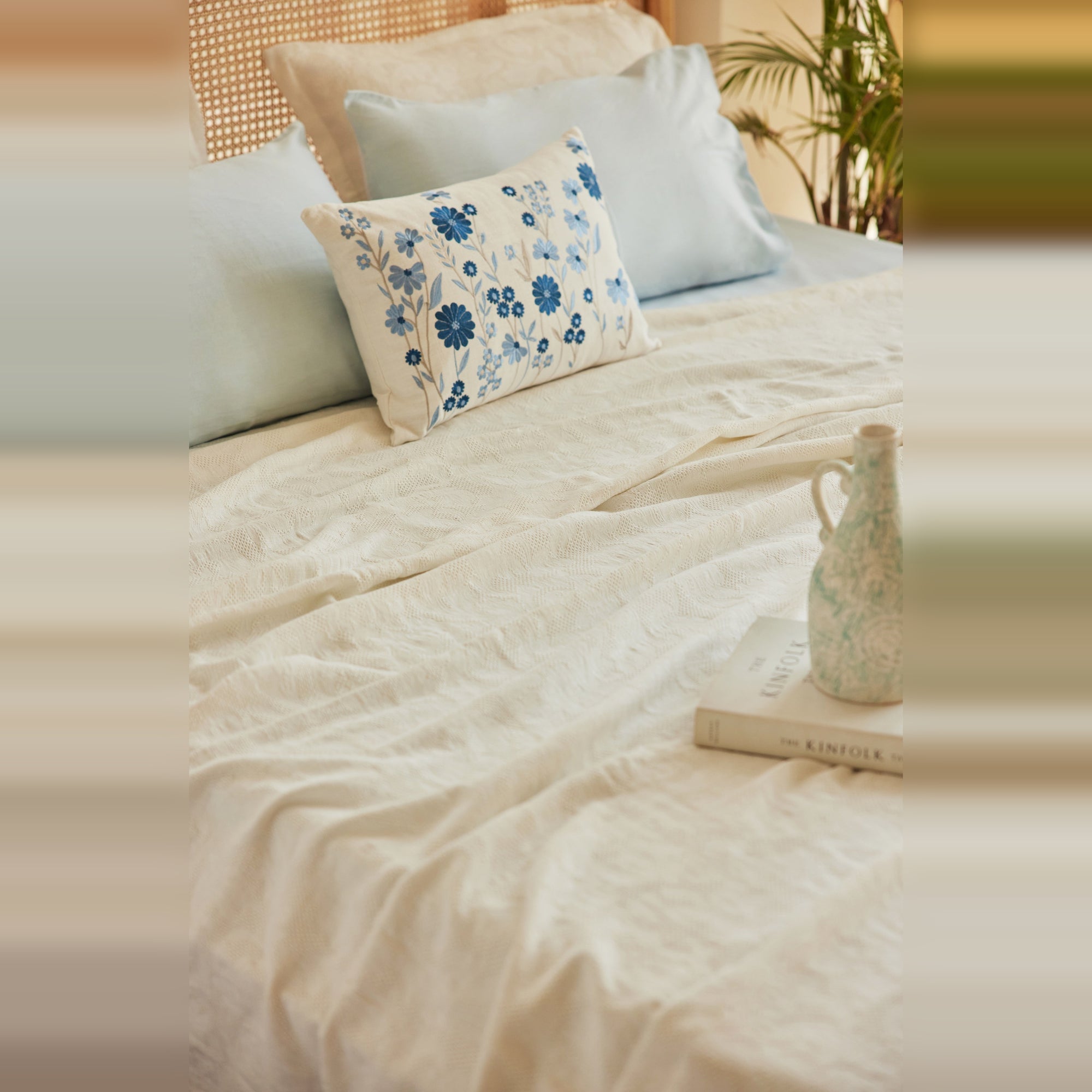 Holy Grail Homes 100% Cotton Bedspread with 2 Pillow Covers, Coverlet, Oeko-TEX Certified Luxuriously Soft Coverlet