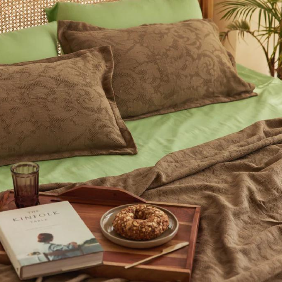 Holy Grail Homes 100% Cotton Bedspread with 2 Pillow Covers, Coverlet, Oeko-TEX Certified Luxuriously Soft Coverlet