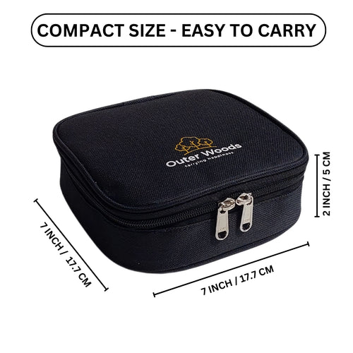 Outer Woods Nylon Insulin Cooling Travel Bag with Two Ice Gel Packs, Keeps Insulin Cool and Safe for 6 to 8 Hours, Insulin Cooler Travel Pouch