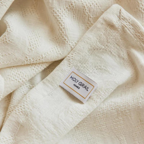 Holy Grail Homes 100% Cotton Bedspread with 2 Pillow Covers, Coverlet, Oeko-TEX Certified Luxuriously Soft Coverlet
