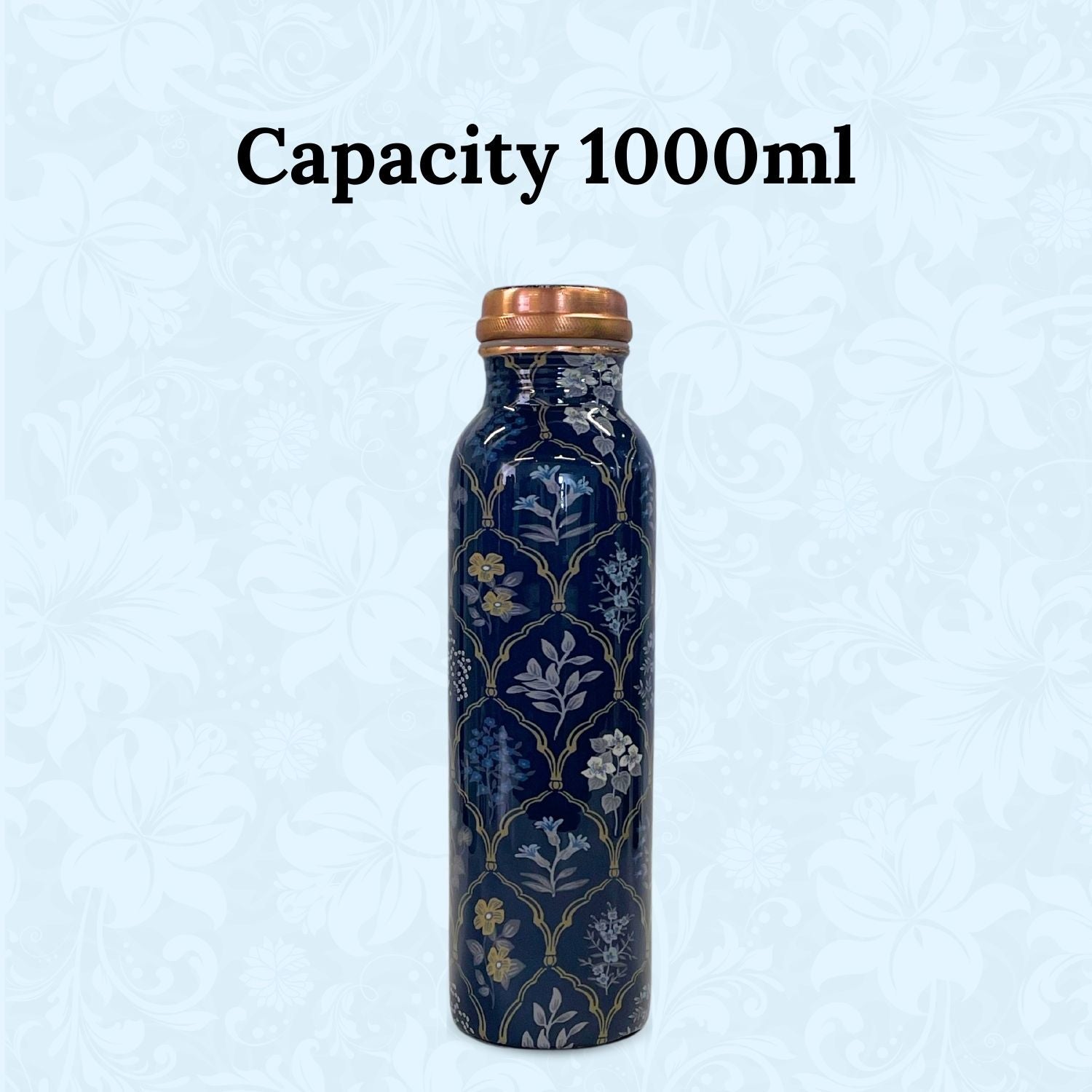 SuperGeneriX Copper Water Bottle (1 Litre), Leakproof, Pure Copper Water Bottle, Tamba Bottles, Authentic, Durable Bottl