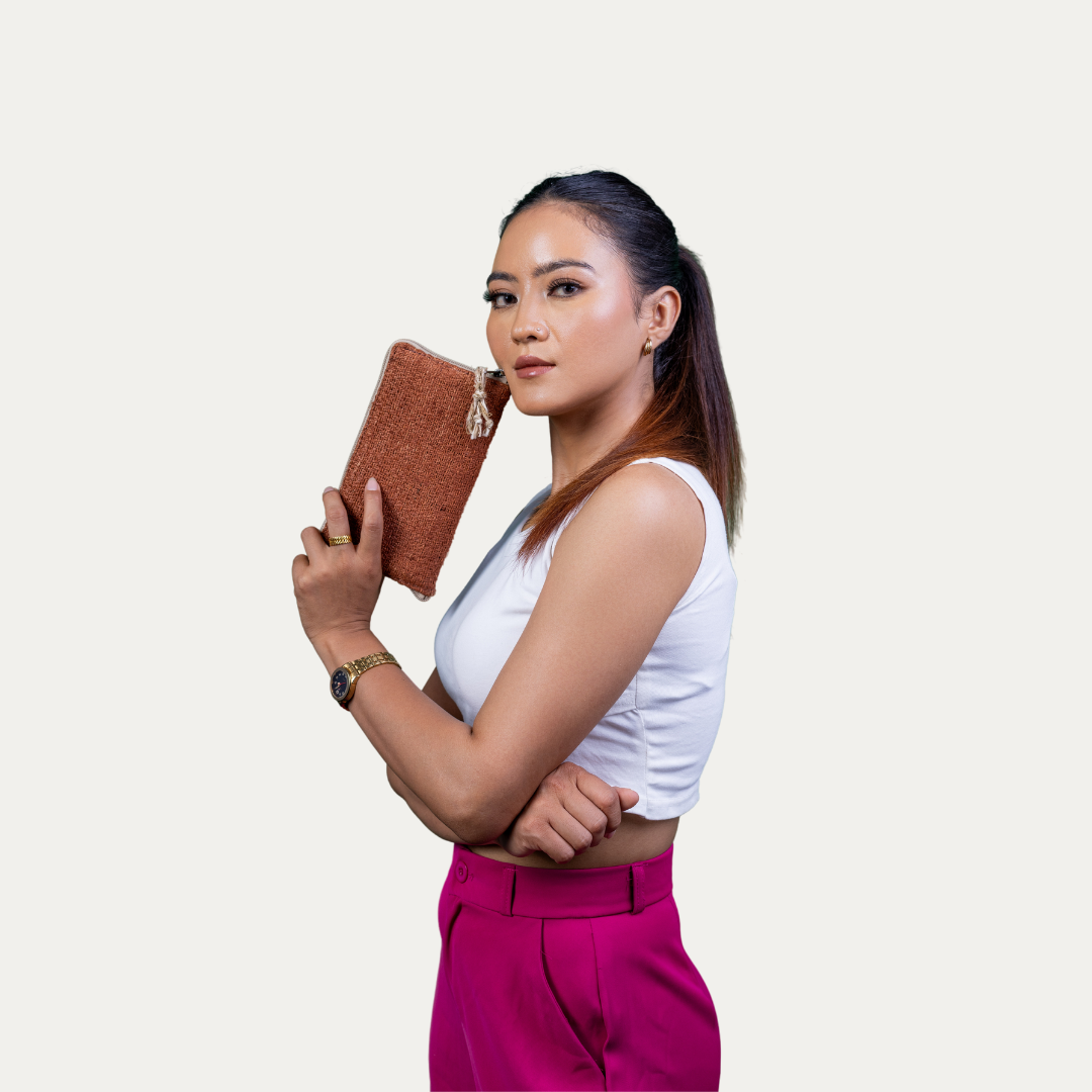 TruHemp Maya Hemp Clutch Wallet, Compact and Lightweight with Multiple Card Slots– Stylish and Durable Travel Purse for Women