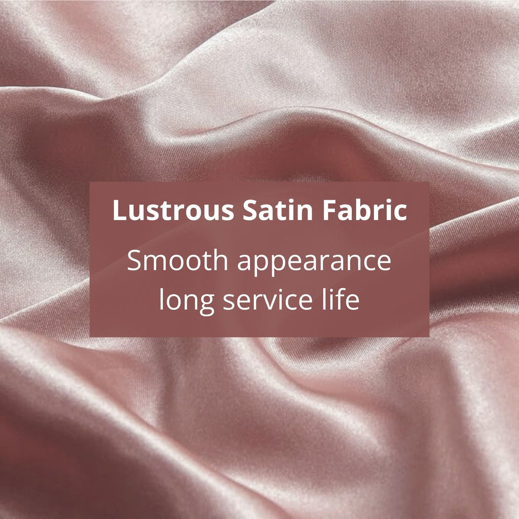 Satin Pillowcases, Similar to Silk Pillow Cases Set of 2, Cooling Pillow Case for Hot Sleepers with Envelope Closure, Gifts for Women Men