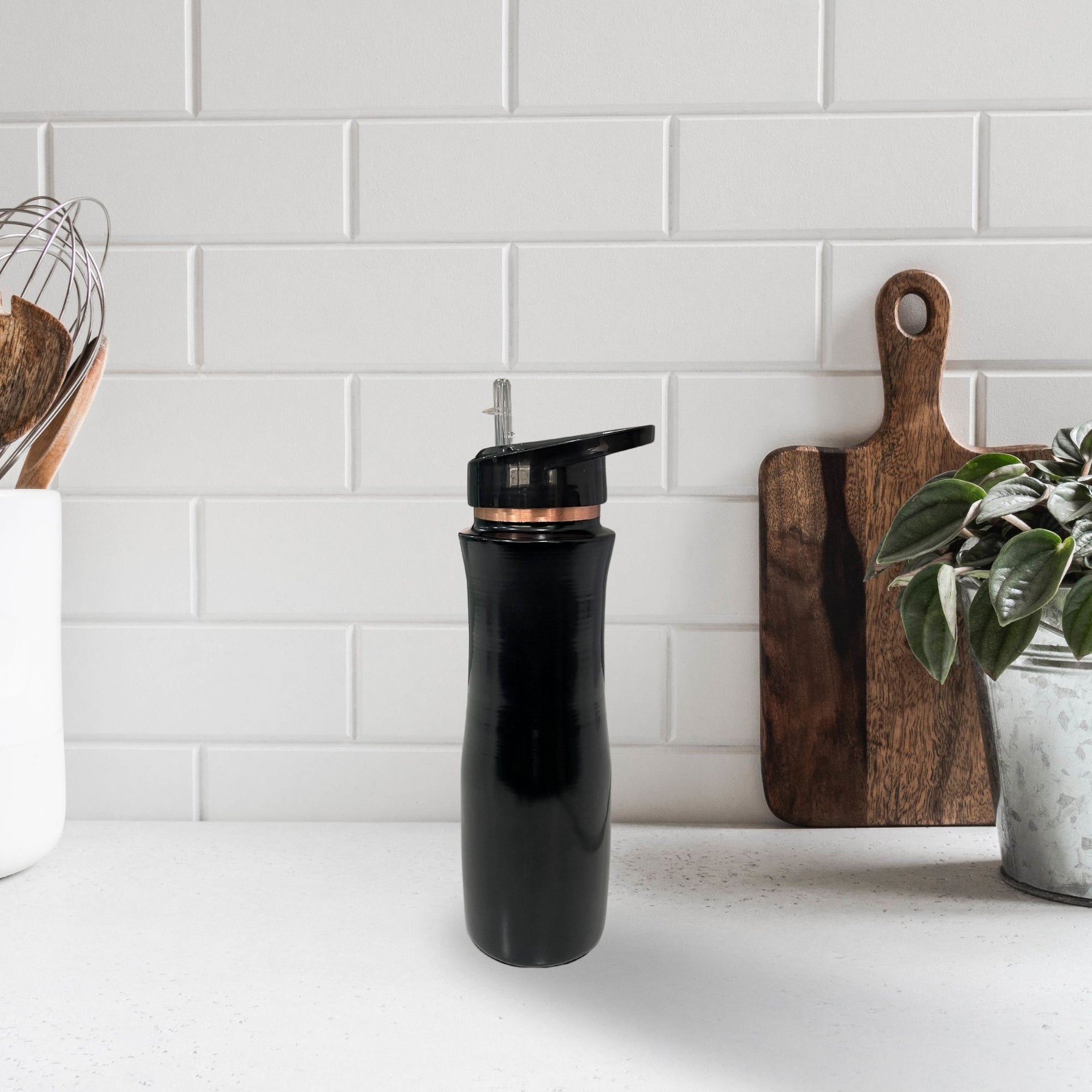 SuperGeneriX Copper Water Bottle (1 Litre), Leakproof, Pure Copper Water Bottle, Tamba Bottles, Authentic, Durable Bottl