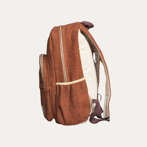 TruHemp Classic Hemp Backpack– Stylish & Durable Backpack, Comfortable Adjustable Straps, Multiple Compartments, Ideal for Travel, Hiking & Daily Use