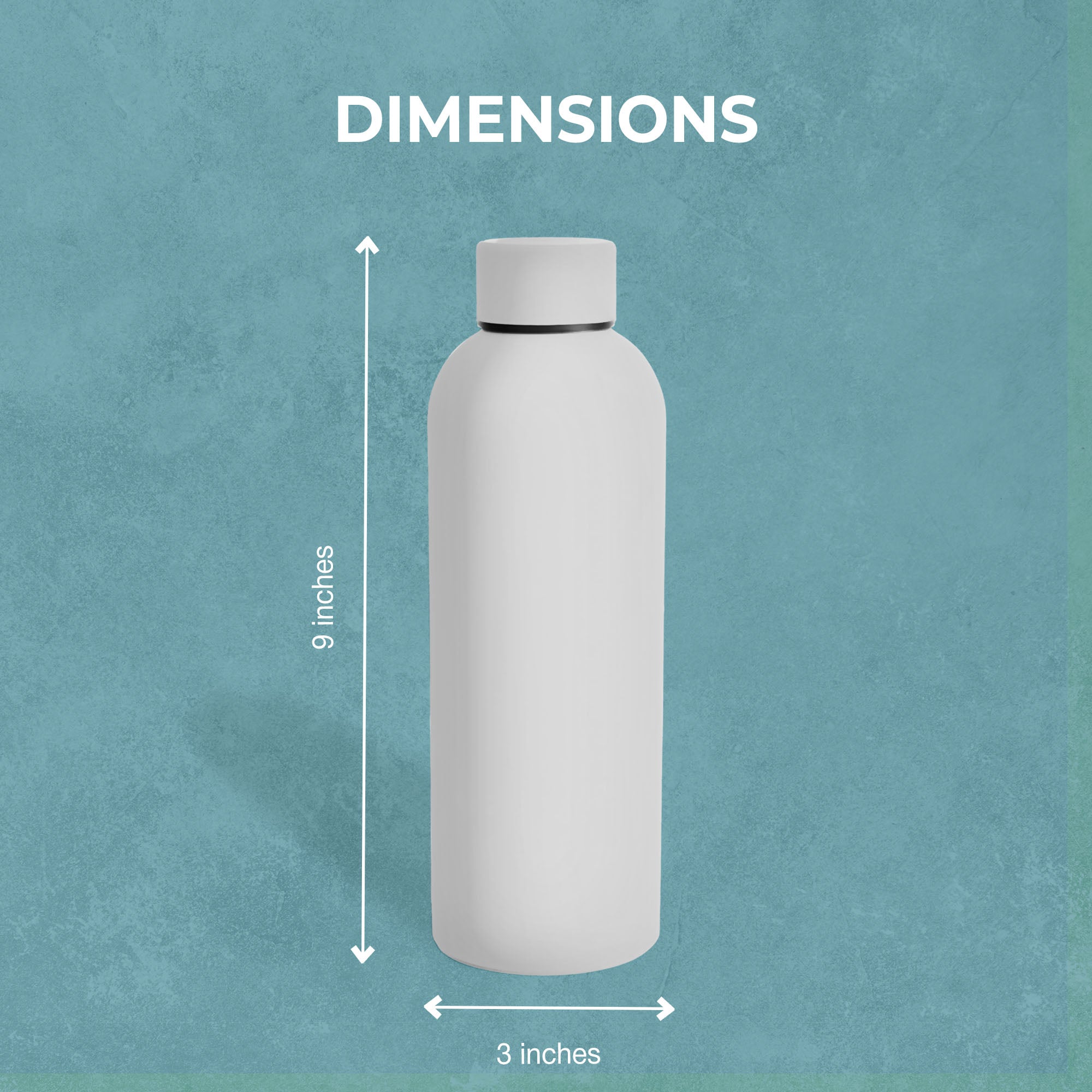 SuperGeneriX 500ml Matte Finish Stainless Steel Water Bottle | Vacuum Insulated Travel Bottle | 12 hrs Hot & 18 hrs Cold