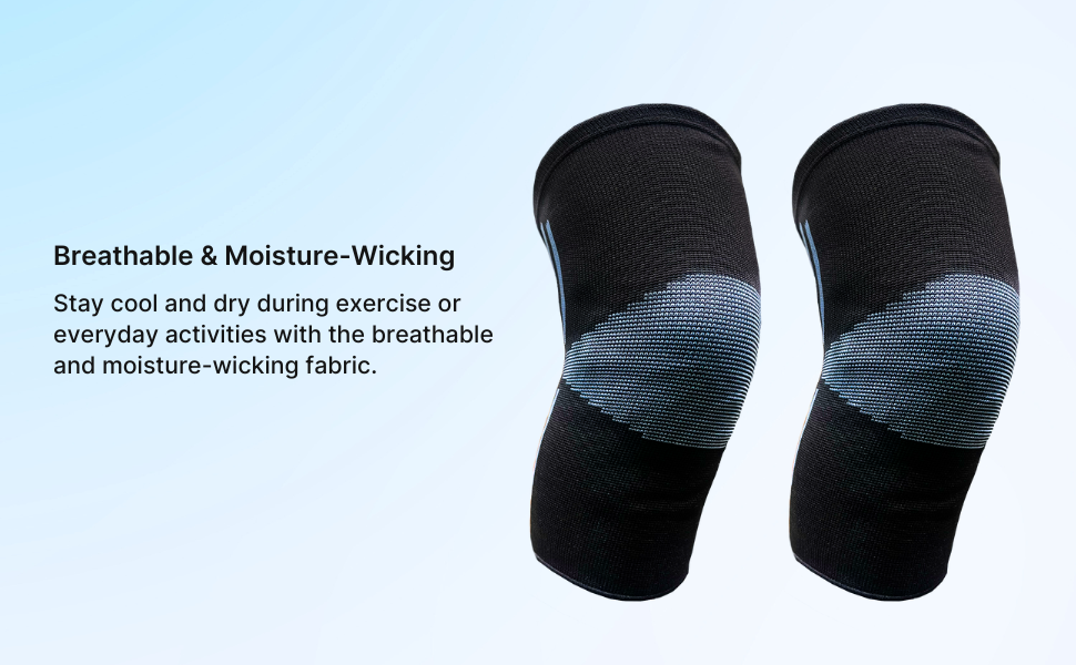 SuperGeneriX All-Support Knee Brace - Pain Relief & Stability for Men & Women (Black)