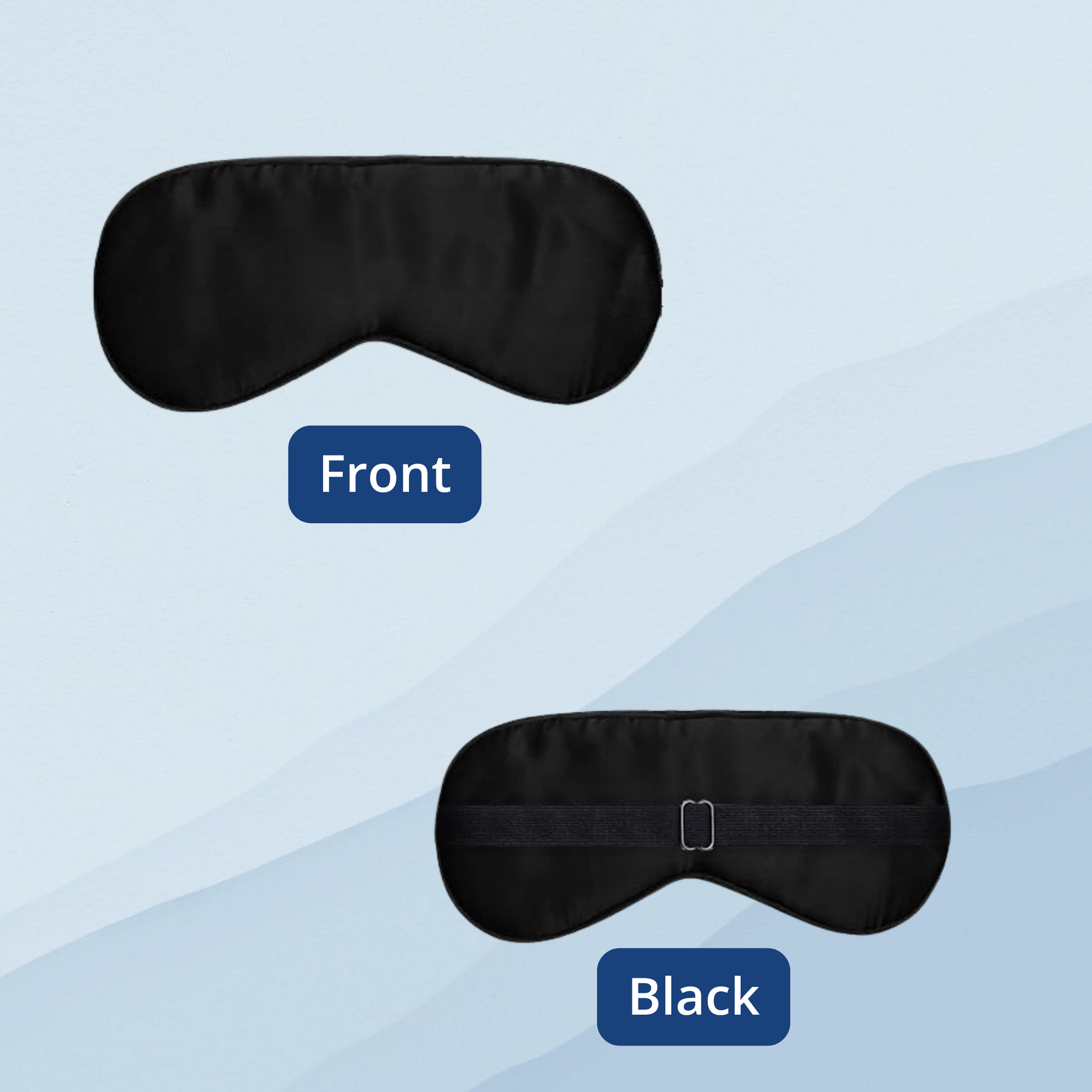SuperGeneriX Natural Silk Eye Mask | Ultra Smooth Adjustable Sleep Mask | Light Blocking Eye Cover for Sleeping, Travell