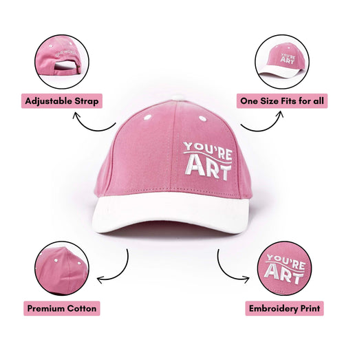 One Word Men Cotton Baseball Cap Lightweight Adjustable Hat for Golf, Running, Outdoor Activities, Work (Grey & Black)