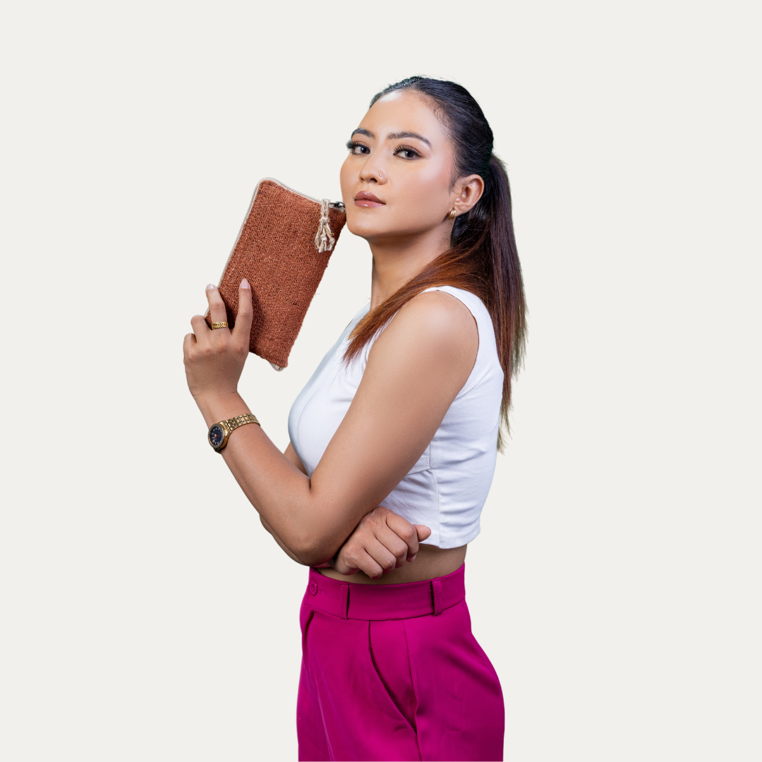 TruHemp Maya Hemp Clutch Wallet, Compact and Lightweight with Multiple Card Slots– Stylish and Durable Travel Purse for Women