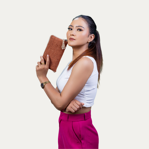 TruHemp Maya Hemp Clutch Wallet, Compact and Lightweight with Multiple Card Slots– Stylish and Durable Travel Purse for Women