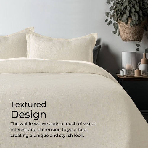 Holy Grail Homes 100% Cotton Bedspread with 2 Pillow Covers, Coverlet, Oeko-TEX Certified Luxuriously Soft Coverlet