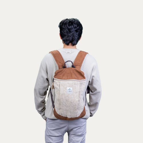 TruHemp Handcrafted Hemp Backpack– Spacious & Durable Backpack with Cotton Lining, Ideal for Everyday Use, Travel, and Work