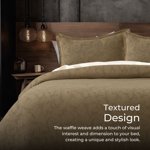 Holy Grail Homes 100% Cotton Bedspread with 2 Pillow Covers, Coverlet, Oeko-TEX Certified Luxuriously Soft Coverlet
