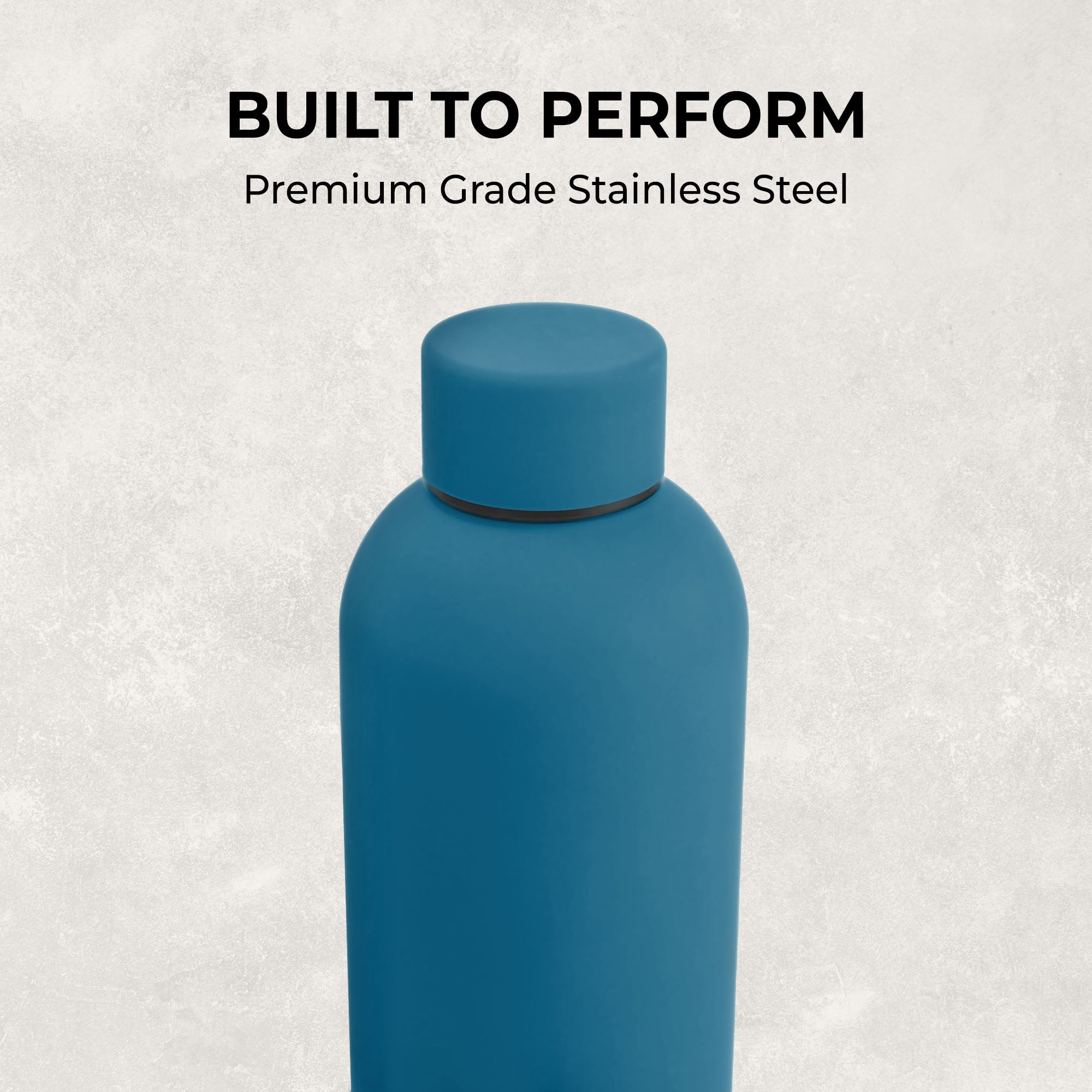 SuperGeneriX 500ml Matte Finish Stainless Steel Water Bottle | Vacuum Insulated Travel Bottle |12 hrs Hot & 18 hrs Cold 