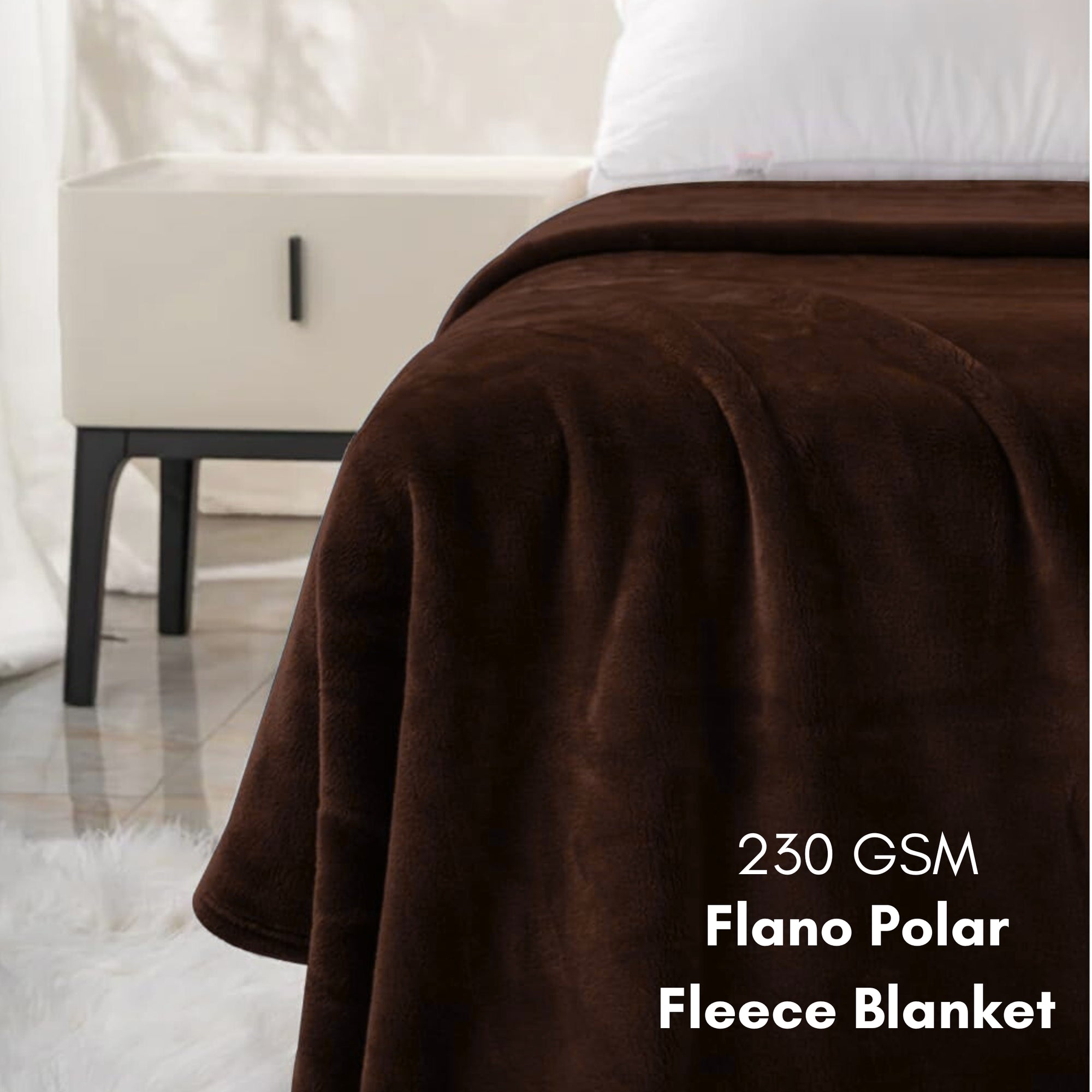 bellolin Flano Blanket for Single Bed, Super Soft Lightweight Polar Fleece, Warm and Cozy, All-Season Blanket for Bed, S