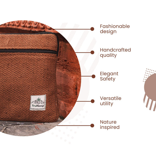 TruHemp Laptop Sleeve – Durable 14-Inch Laptop Cover with Zipper, Lightweight Water-Resistant Case for Travel & Work