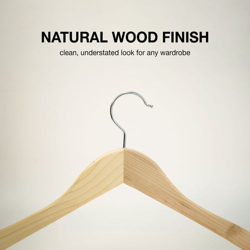 SuperGeneriX Wooden hanger light beige