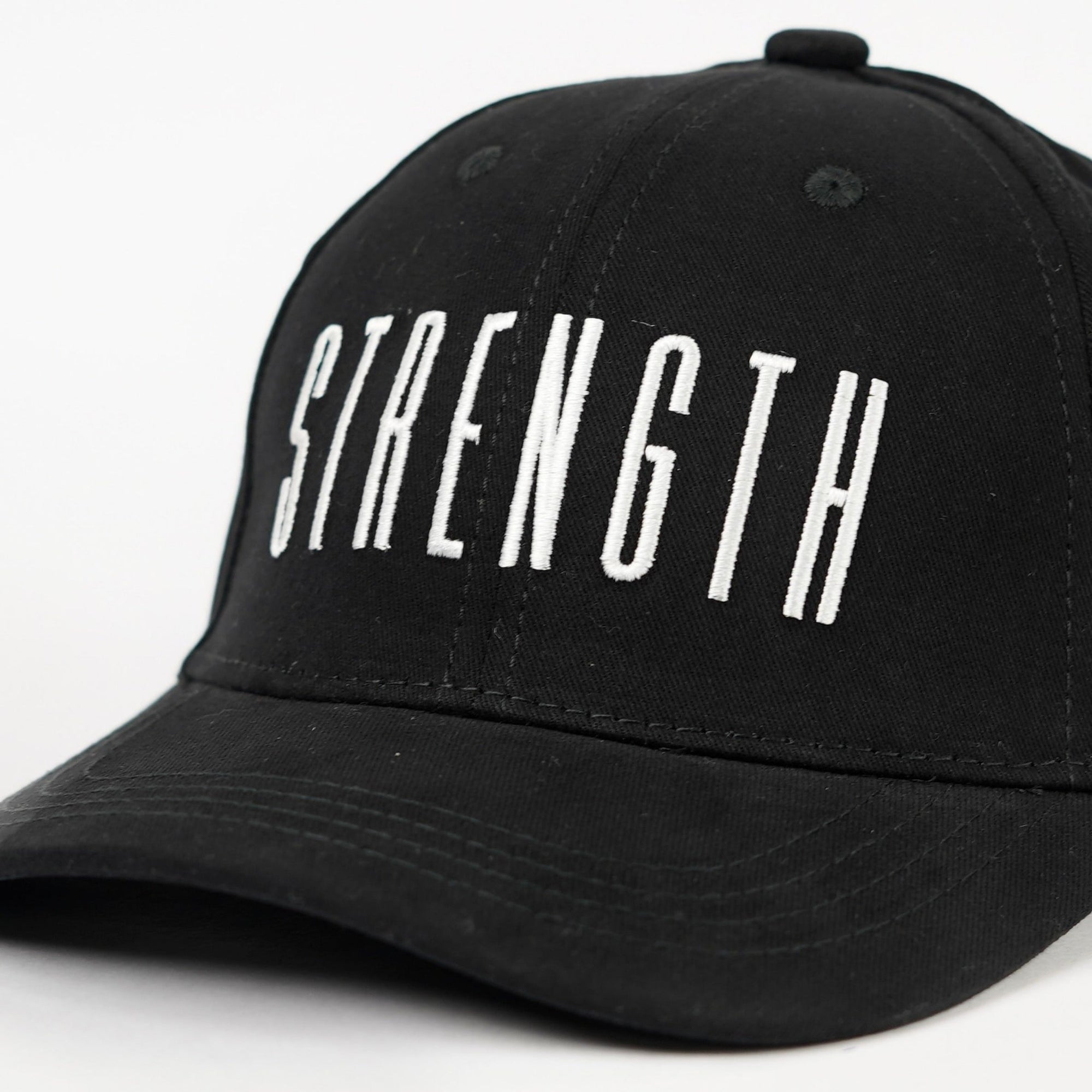 One Word Men Cotton Baseball Cap Lightweight Adjustable Hat for Golf, Running, Outdoor Activities, Work (Grey & Black)