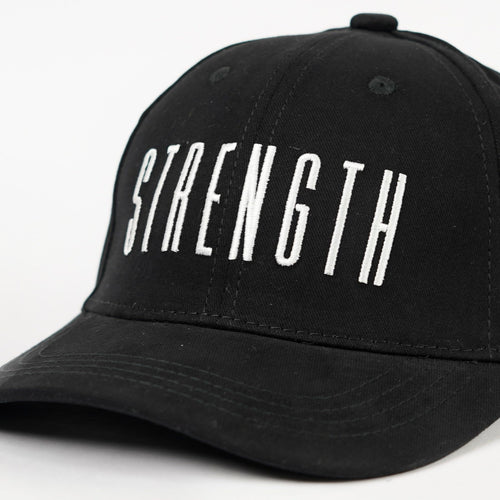 One Word Men Cotton Baseball Cap Lightweight Adjustable Hat for Golf, Running, Outdoor Activities, Work (Grey & Black)