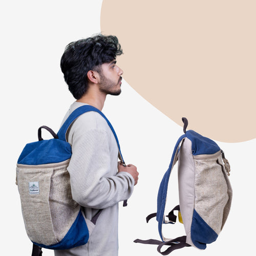 TruHemp Handcrafted Hemp Backpack– Spacious & Durable Backpack with Cotton Lining, Ideal for Everyday Use, Travel, and Work