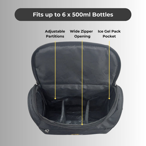 Outer Woods Insulated Breast Milk Cooler Bag with 4 Ice Gel Packs, Keeps Milk and Food Cool for 6 to 8 Hours, Thermal Insulated Baby Travel Bag