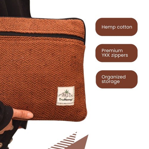 TruHemp Laptop Sleeve – Durable 14-Inch Laptop Cover with Zipper, Lightweight Water-Resistant Case for Travel & Work