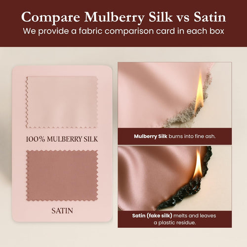 Furbo 100% Pure Mulberry Silk Pillowcase – 22 Momme Luxury Grade for Hair & Skin, Cooling & Anti-Frizz Fabric with Hidden Zipper (Standard Size 20″×26″)